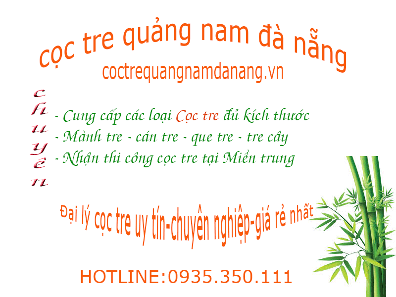 cọc tre uy tín tại quảng nam